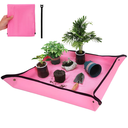 Workpro 39.5 Inch by 31.5 Inch Thickened Waterproof Repotting Mat Durable Lightweight Potting Tray for Indoor Plant Transplanting Gardening Gifts for Plant Lovers