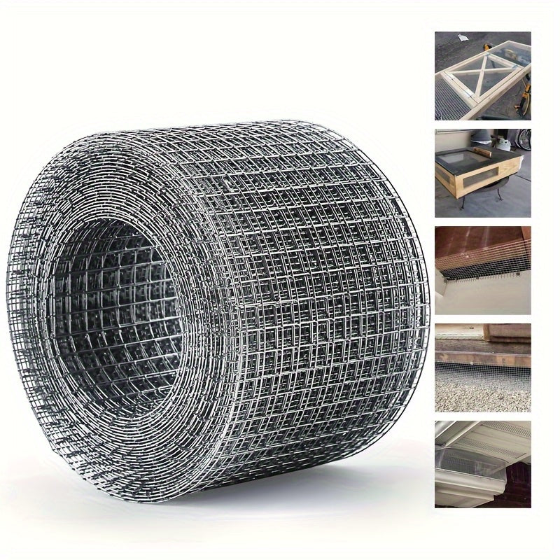 Galvanized Welded Wire Mesh Roll 4 Inch by 16.4 Foot