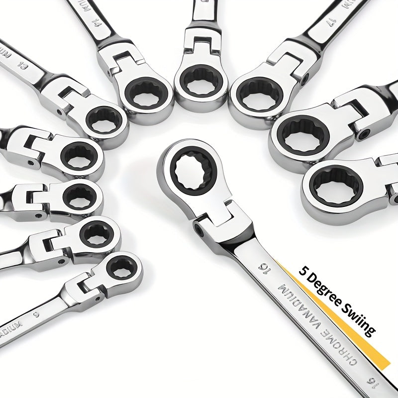 Dynamic Ratchet Wrench Dual-Purpose Tool for Auto Repair
