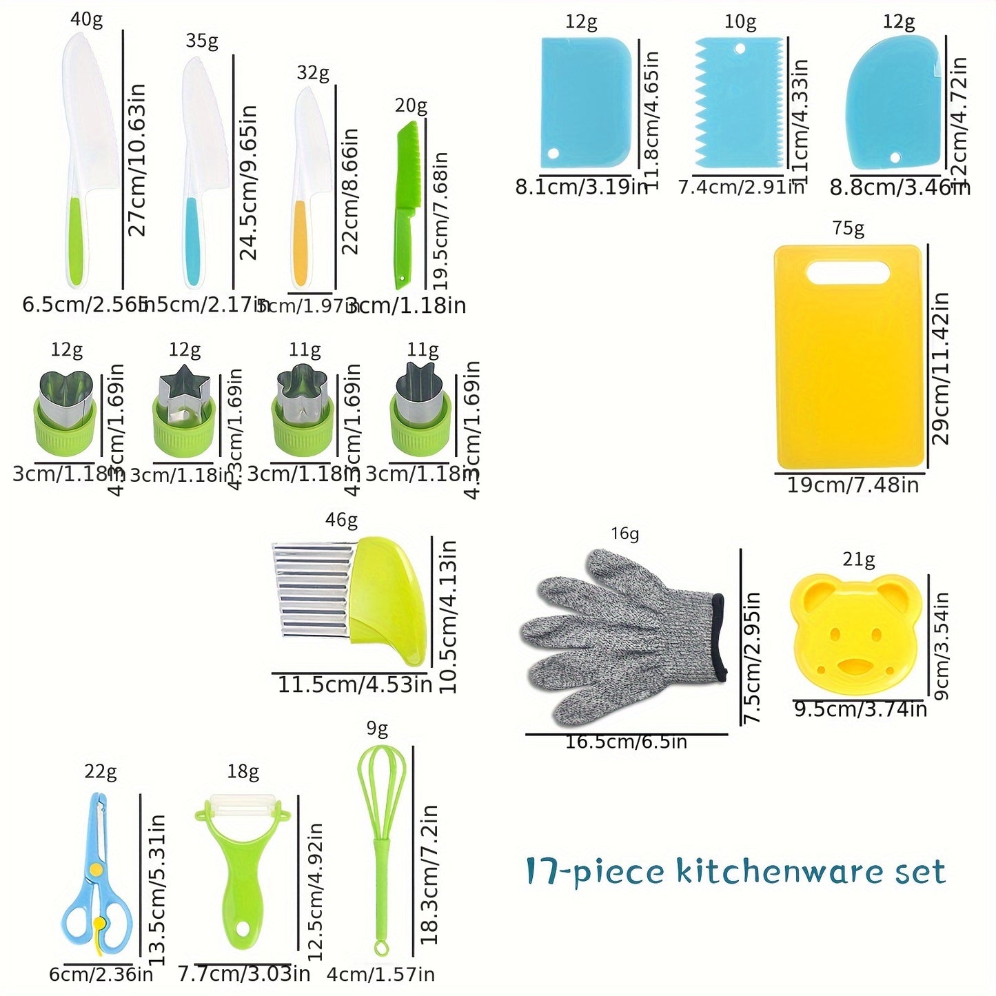 Kids Cooking Set Ages 4 To 8 Real Tools And Safe Play