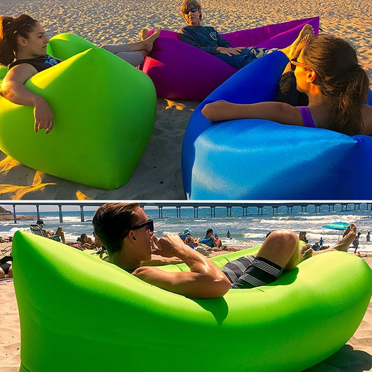 One Person Inflatable Lounge Chair With Quick Inflate Valve
