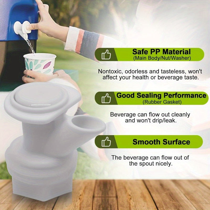 5 Piece Beverage Cooler Faucet Kit for Easy Outdoor Use