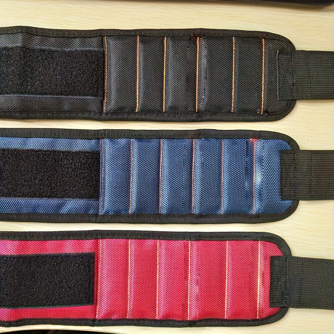 Magnetic Wristband Tool Bag 3 Piece For Electricians