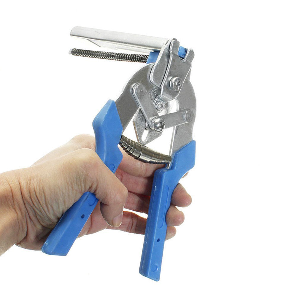 Pet Cages Fencing Hog Ring Pliers with 600 Pieces M Clips Home Garden Repair Tools