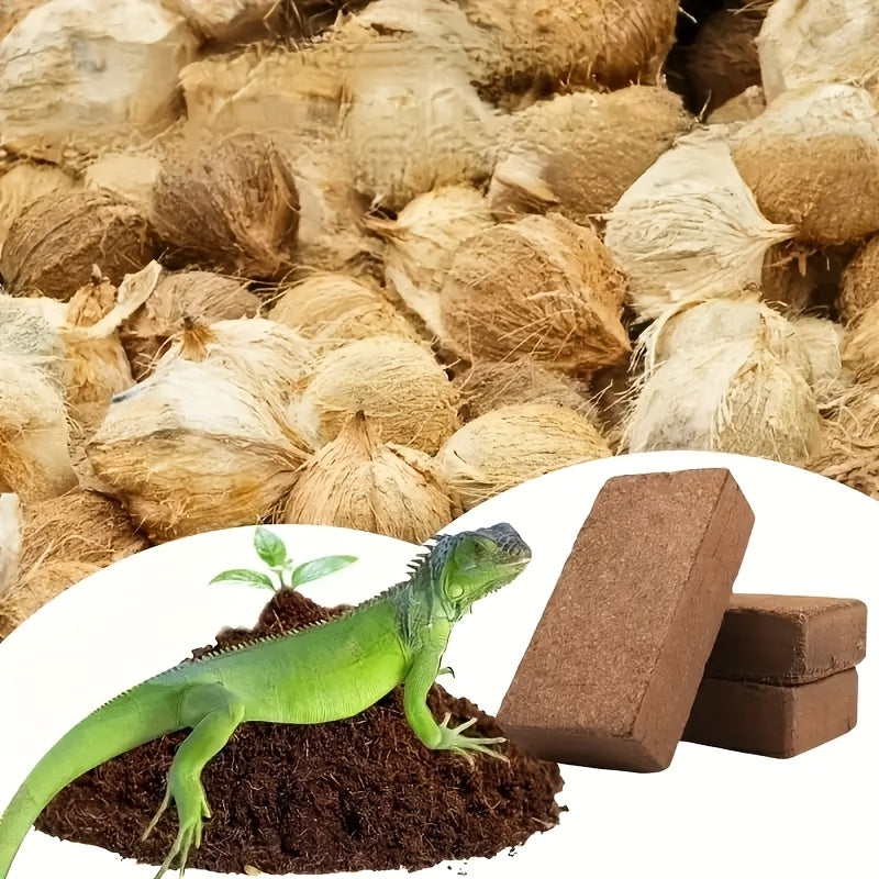 Coconut Fiber Bricks for Plants Square Fiber Coconut Shells Low Conductivity and PH Balance Suitable for Gardening and Planting Coconut Soil