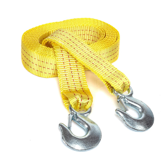 Heavy Trailer Winch Strap 20 Foot 2 Inch Load Capacity Yellow