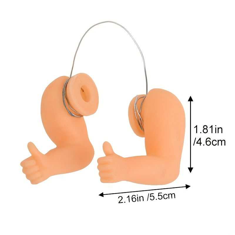 Santa Claus Muscle Arm Toy for Parrots and Small Pets