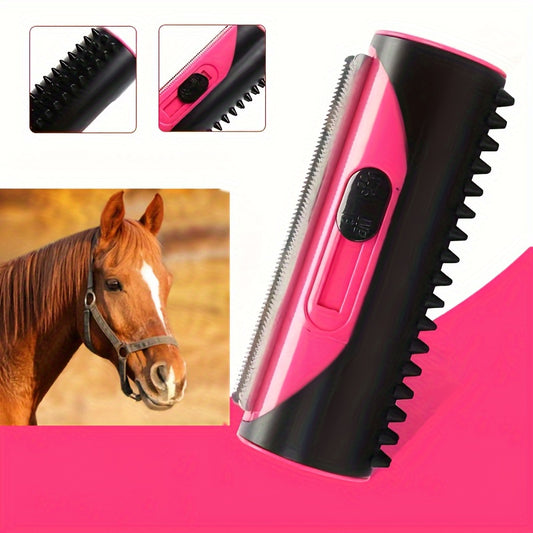 Heavy Duty Horse Hair Removal Brush With Stainless Bristles
