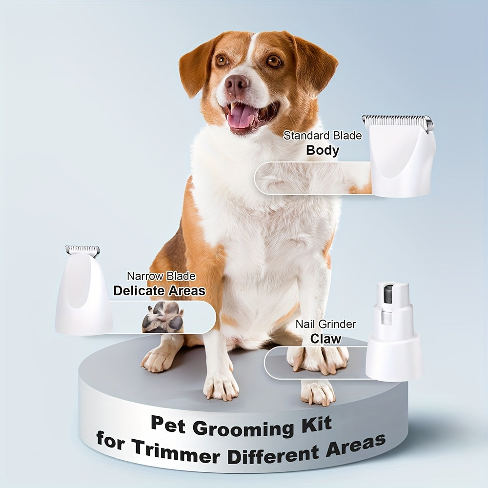 3 In 1 Rechargeable Dog Grooming Kit For Small Pets