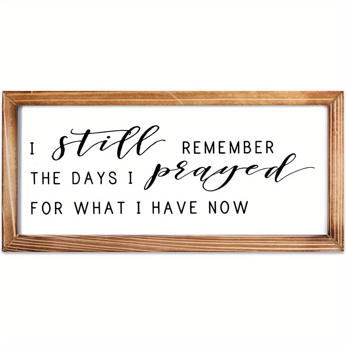 Rustic Farmhouse Wooden Wall Art Inspirational Quote Plaque