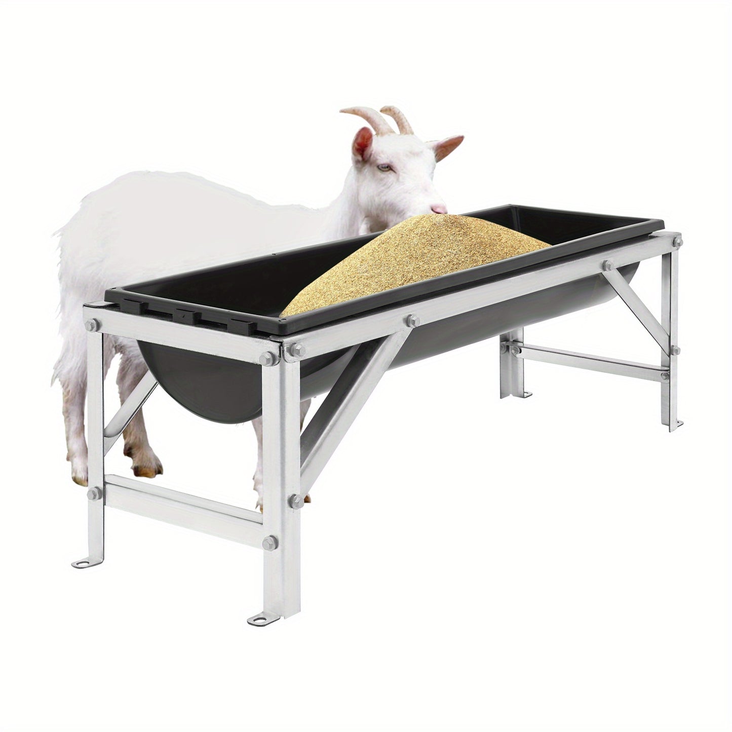 Large Capacity Horse Feeder Water Trough With Stand