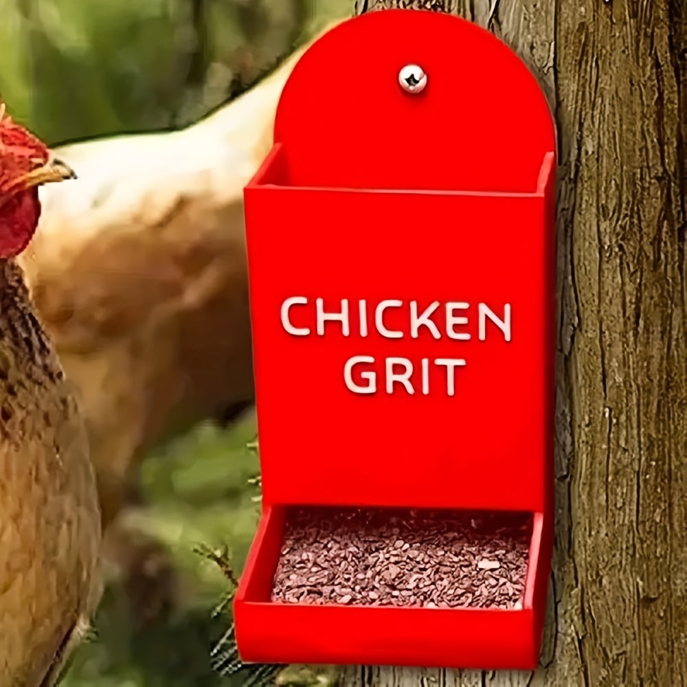 Hanging Oyster Shell Feeder for Chickens Durable Easy Fill