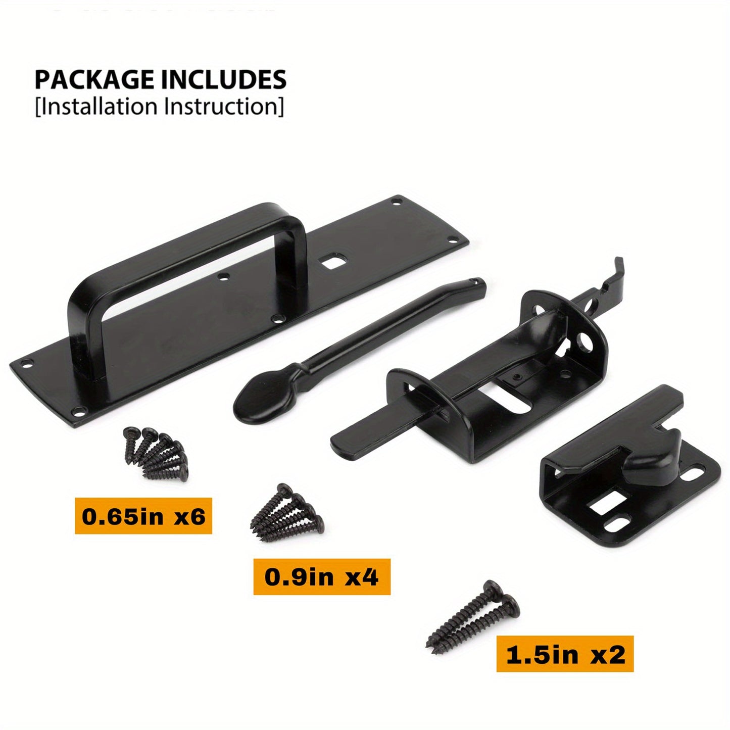 Heavy Duty Thumb Gate Latch for Wooden and Vinyl Fences