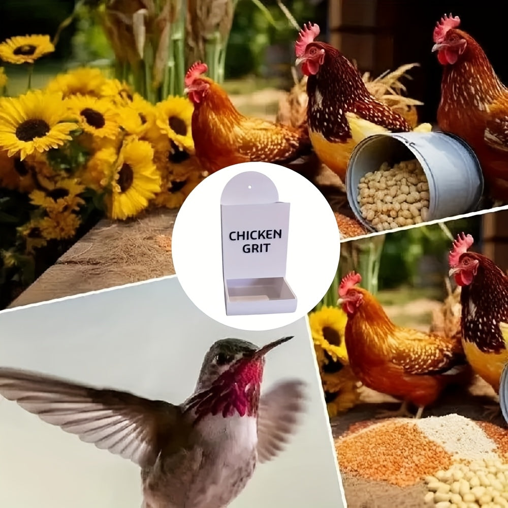 Hanging Oyster Shell Feeder for Chickens Durable Easy Fill