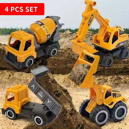 2025 New Big Size Car Toy Set for Kids Ages Two and Up