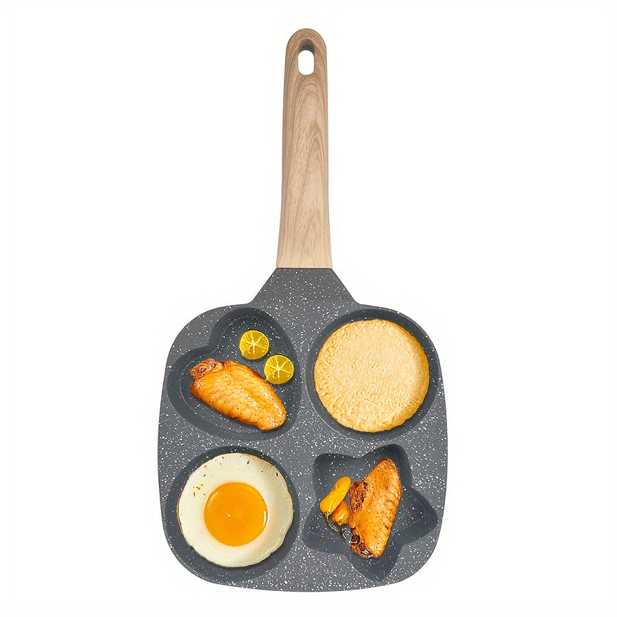 Premium Non Stick Breakfast Skillet with Wooden Handle