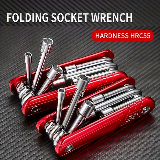 Deximro 6 Piece Compact Hexagon Socket Wrench Set
