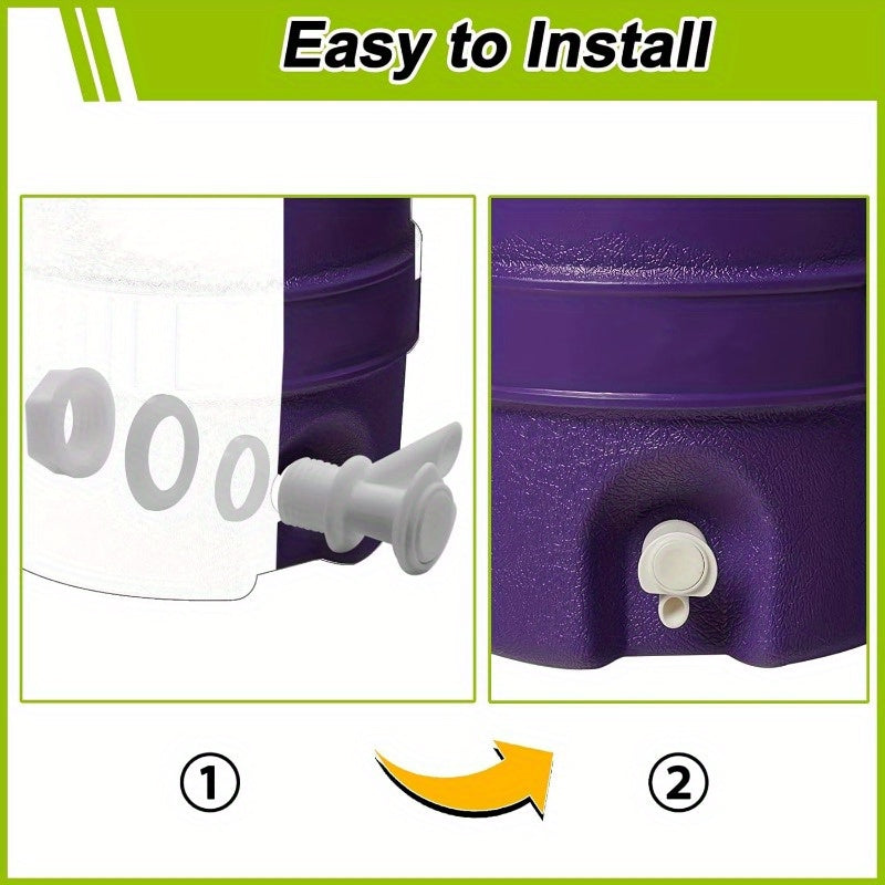 5 Piece Beverage Cooler Faucet Kit for Easy Outdoor Use