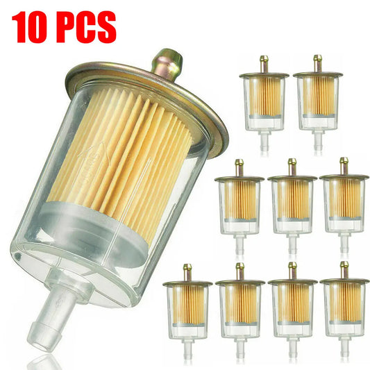 10 Pack Universal Fuel Filters for Tractors Cars and Trucks
