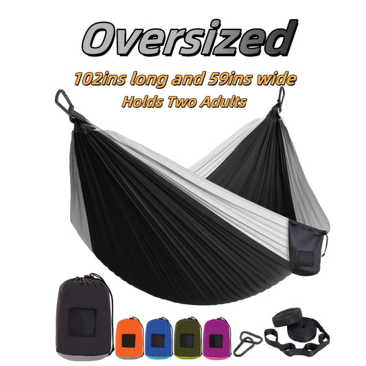 Portable Camping Hammock Double Or Single With Carry Bag