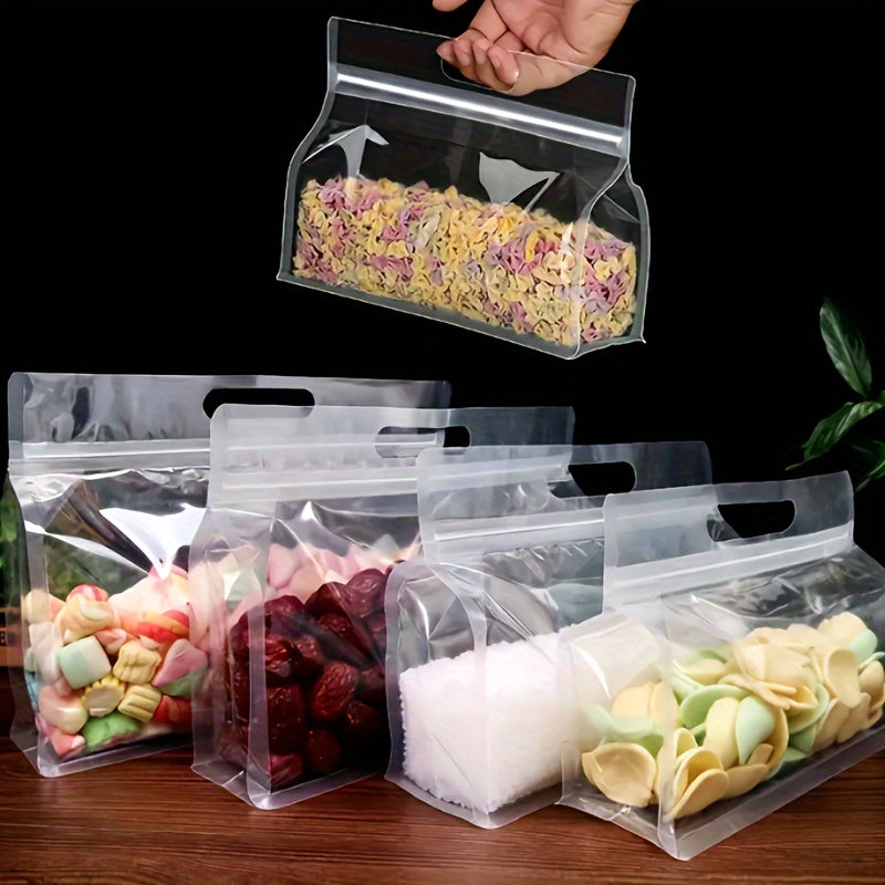 50 Pcs Reusable Self Sealing Food Storage Bags for Kitchen