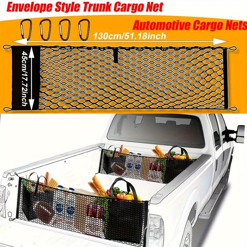 Ford Maverick Trunk Cargo Net Heavy Duty Stretch Organizer
