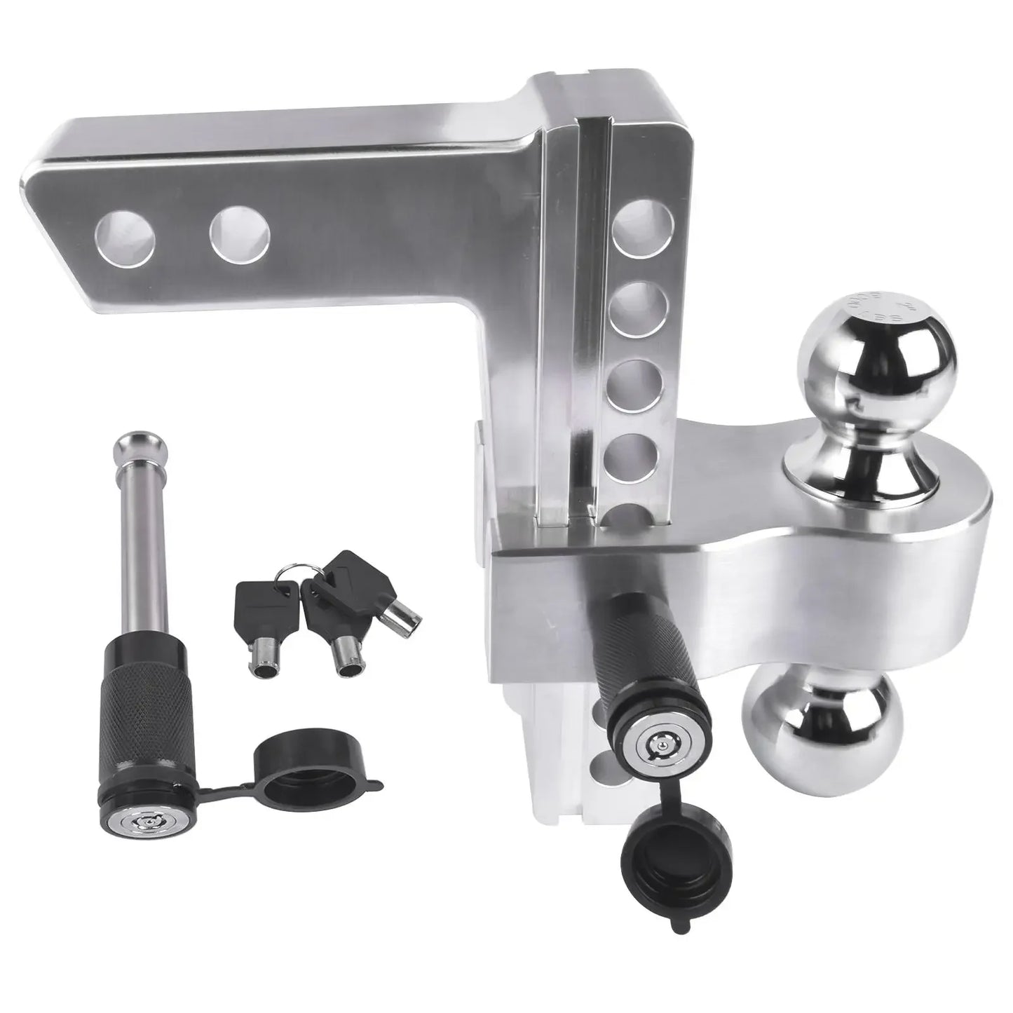 Adjustable Trailer Hitch Fits 2-Inch Receiver