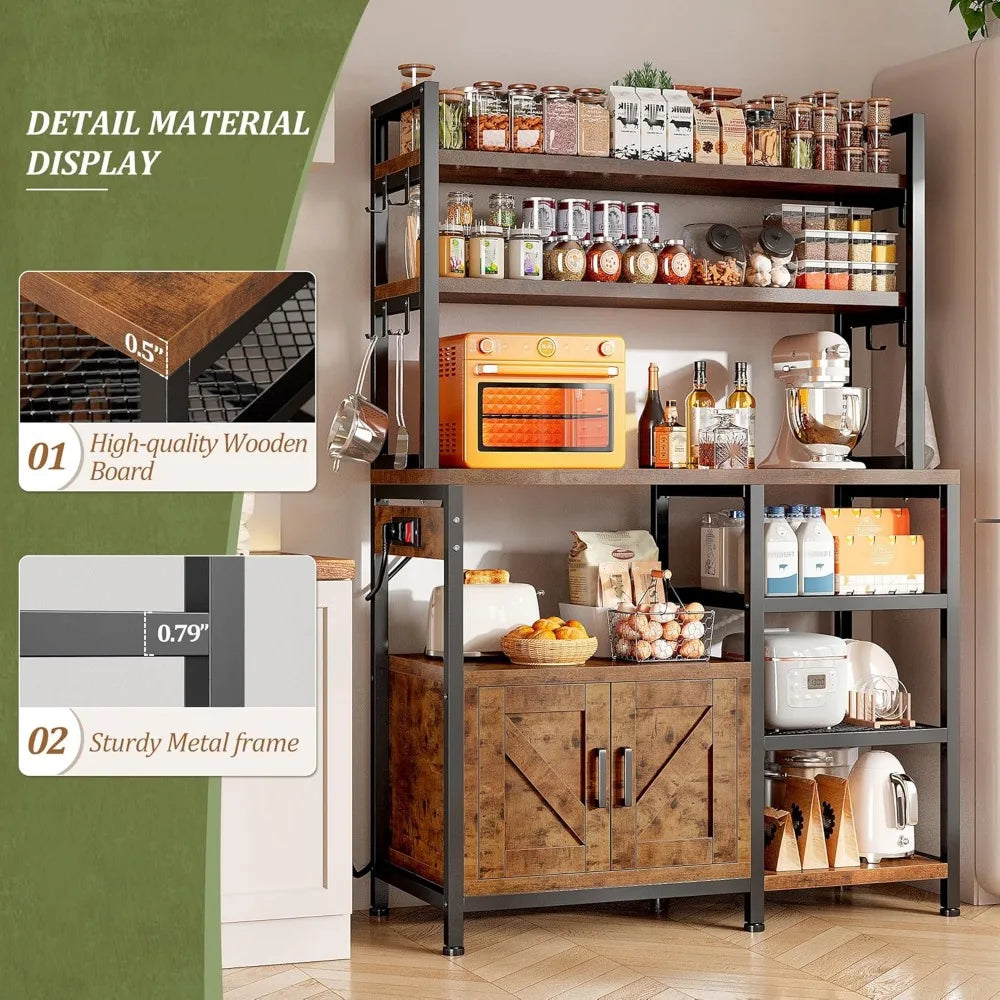 Bakers Rack with Power Outlet