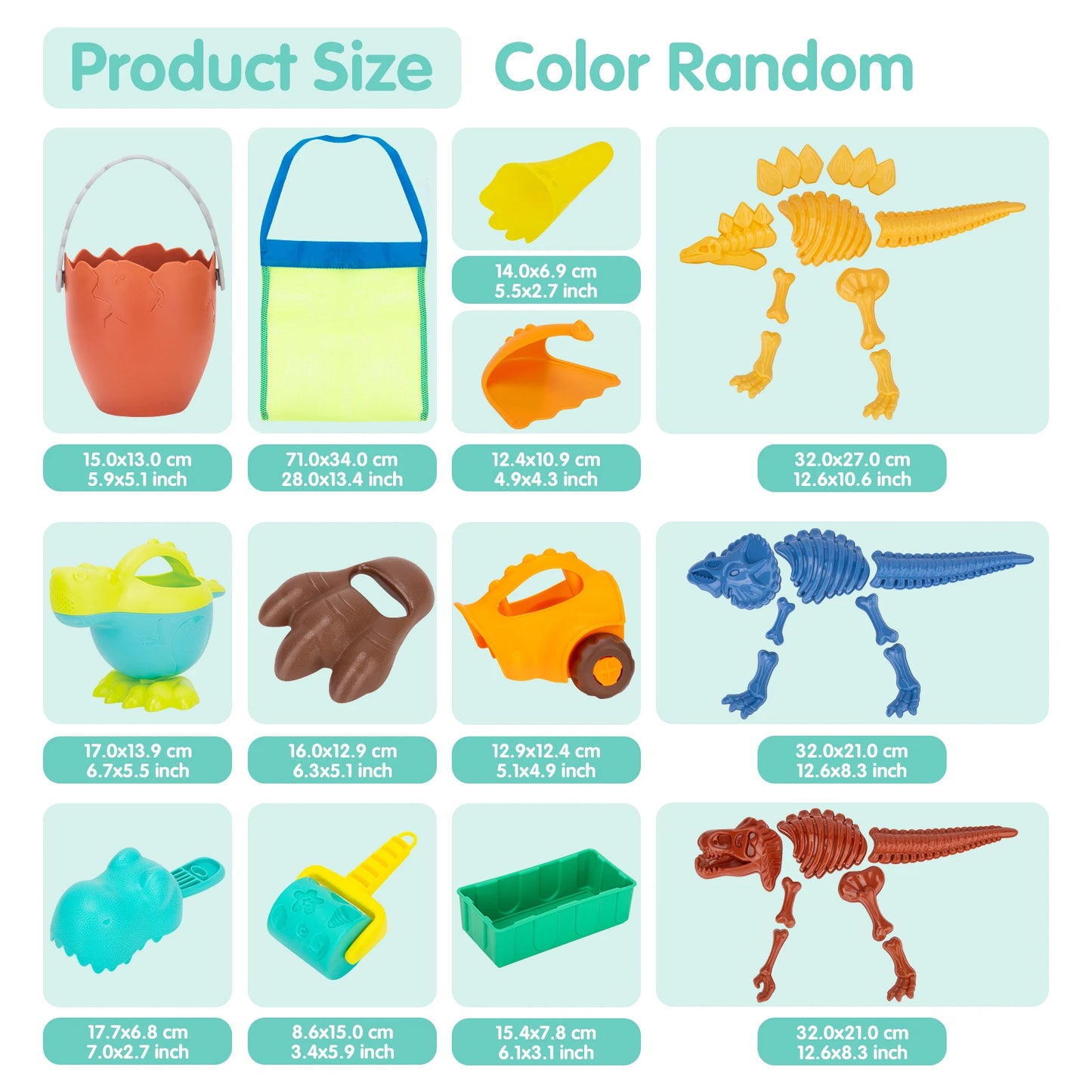 EDUCIRO Dinosaur Beach Toys