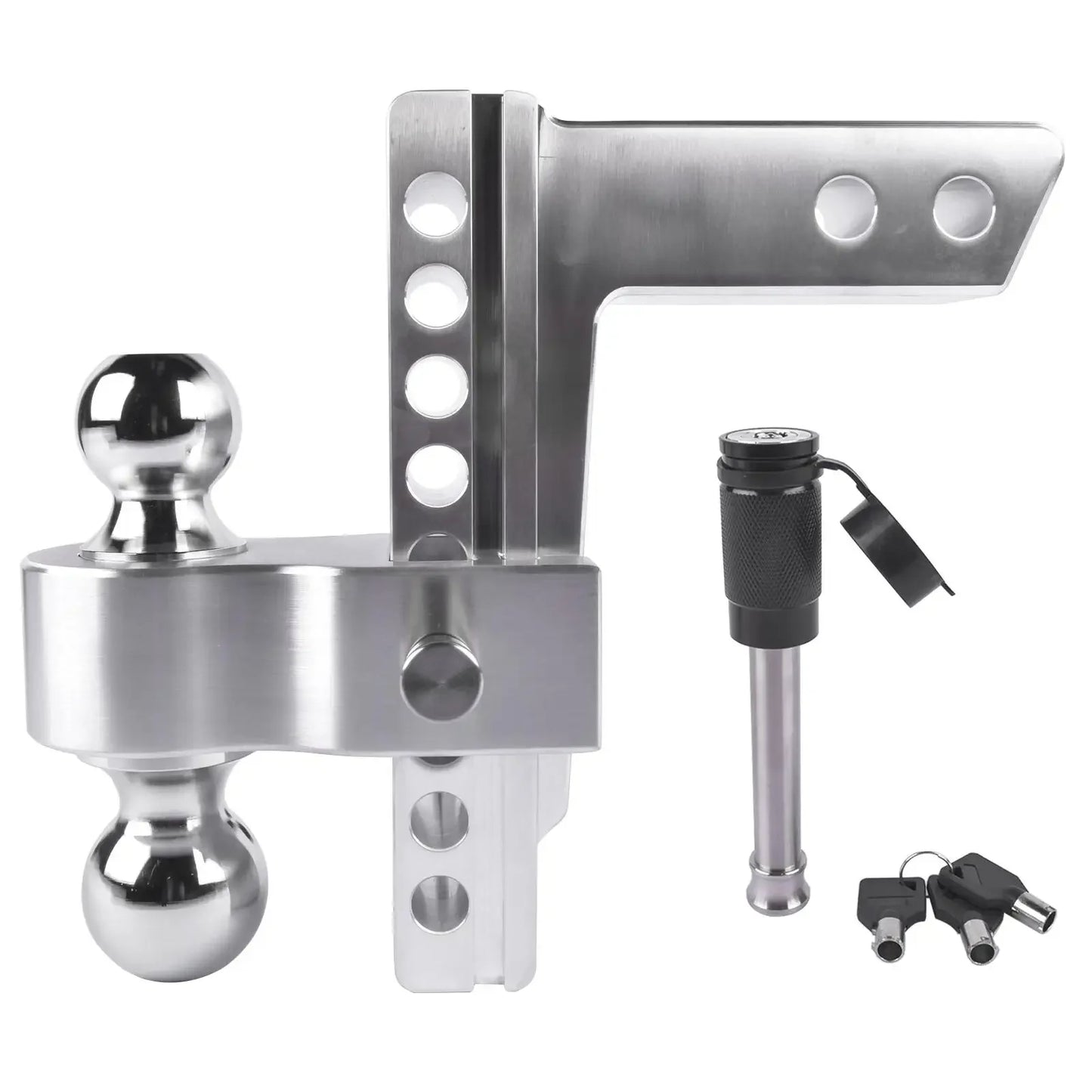Adjustable Trailer Hitch Fits 2-Inch Receiver