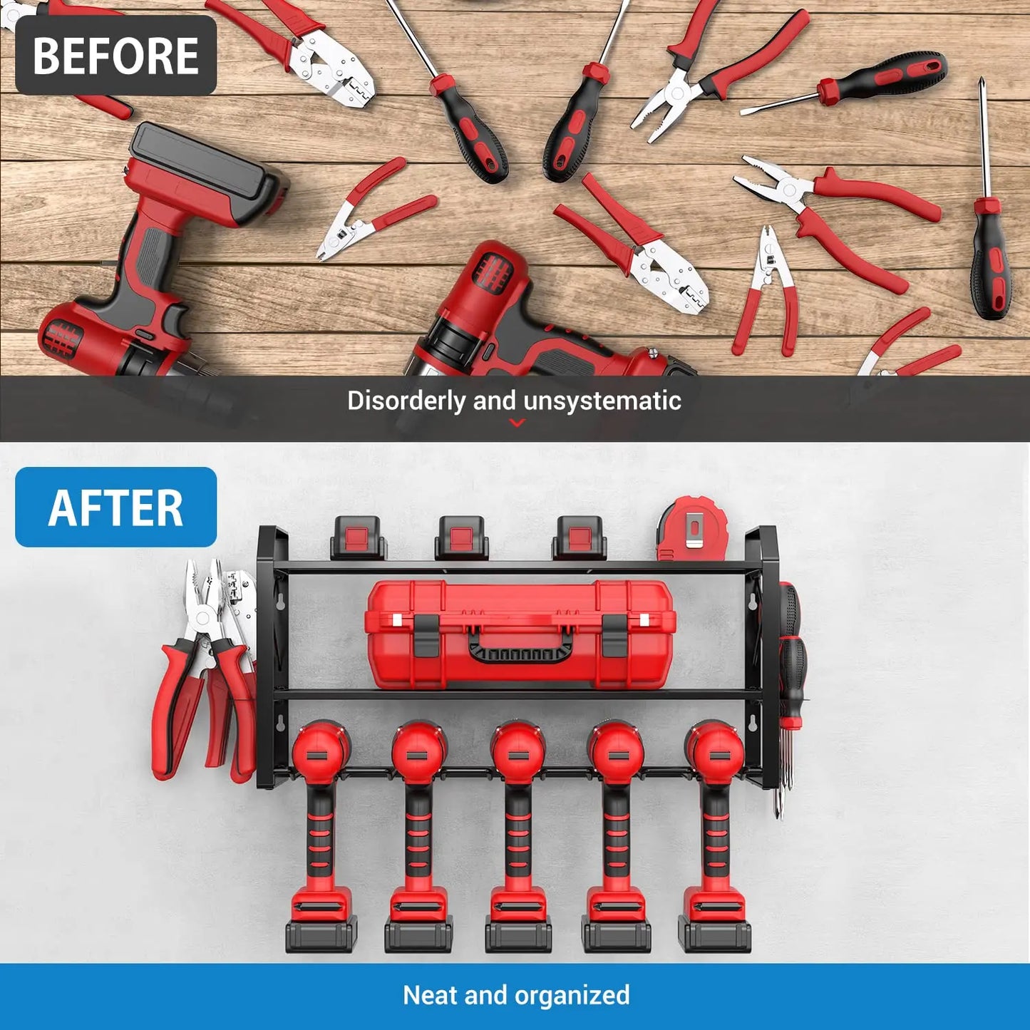 Power Tool Organizer Wall Mount