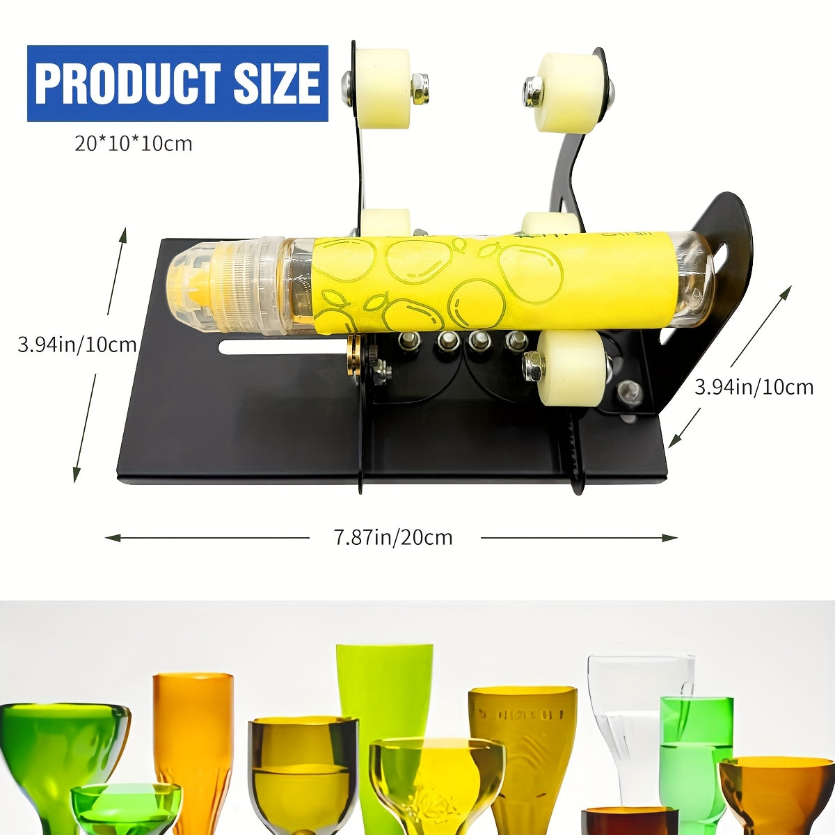 Glass Bottle Cutting Tool Universal Tool for Square and Round Bottles
