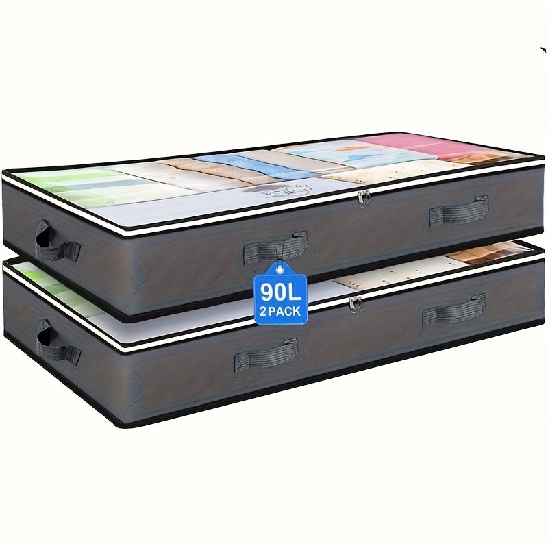 Extra Large Clothes Storage Bags Clear Window And Handles