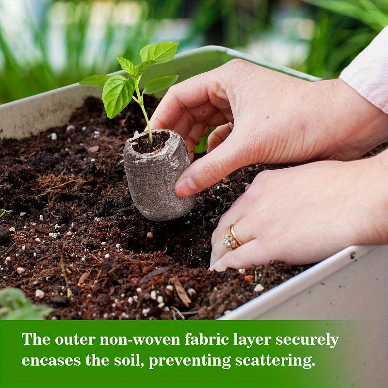 40pcs Compressed Seedling Soil Pellets for Healthy Gardening