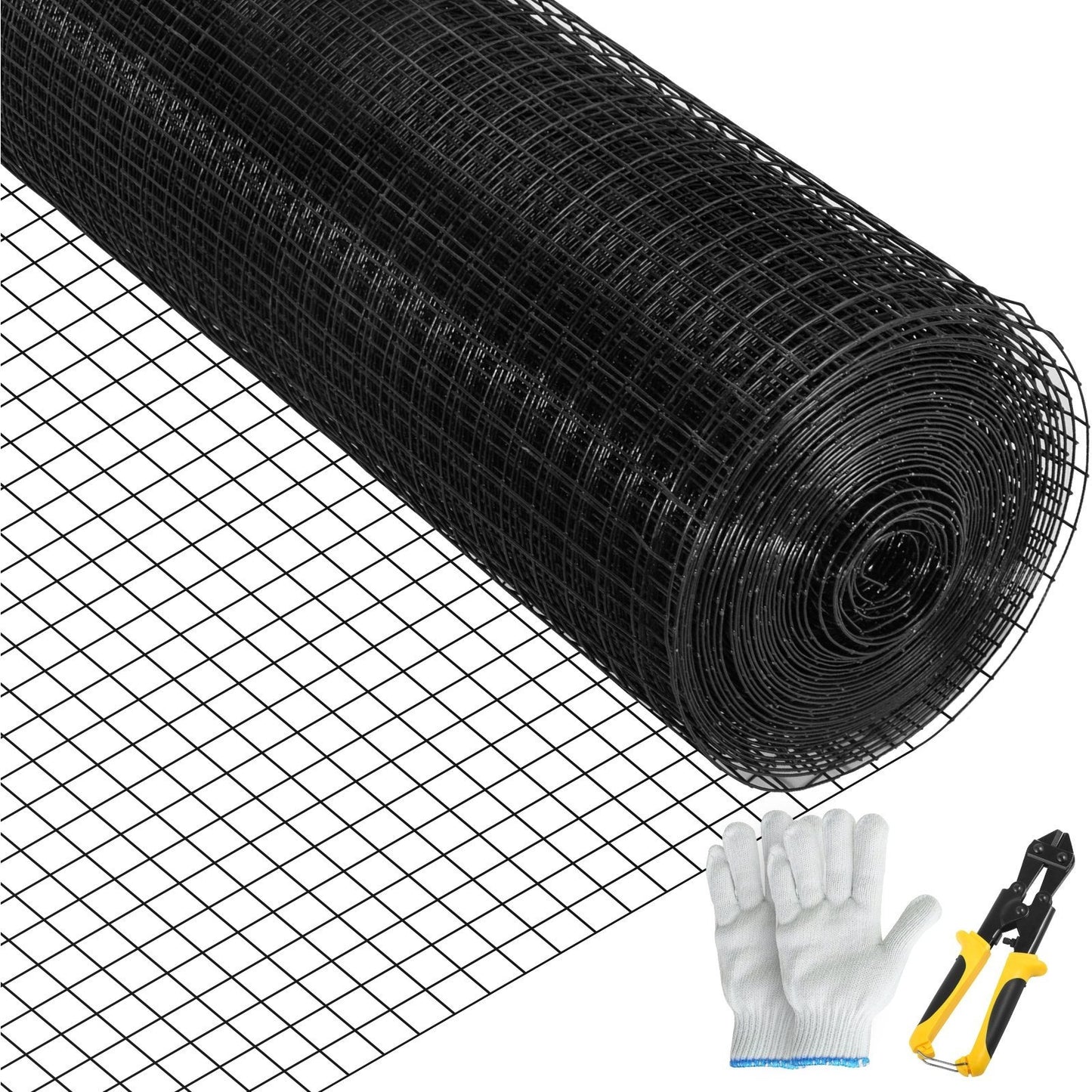 Vevor Vinyl Coated Welded Wire Fence 1 By 1 Inch Mesh