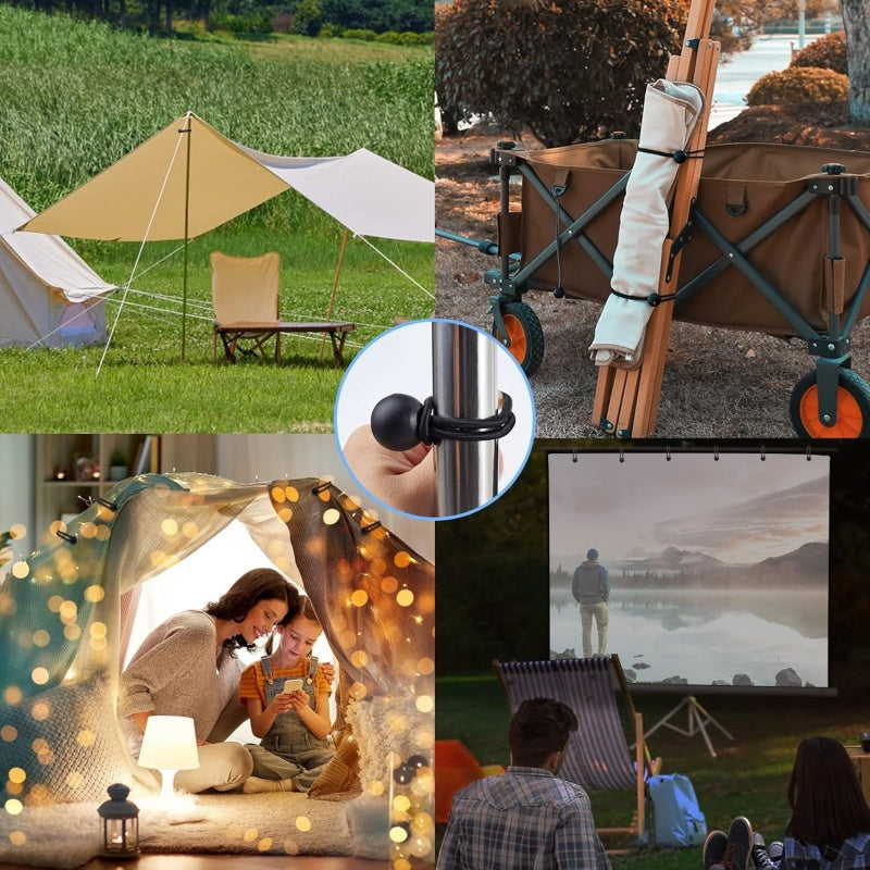 Spherical Rubber Balls for Heavy-Duty Tying and Camping Use