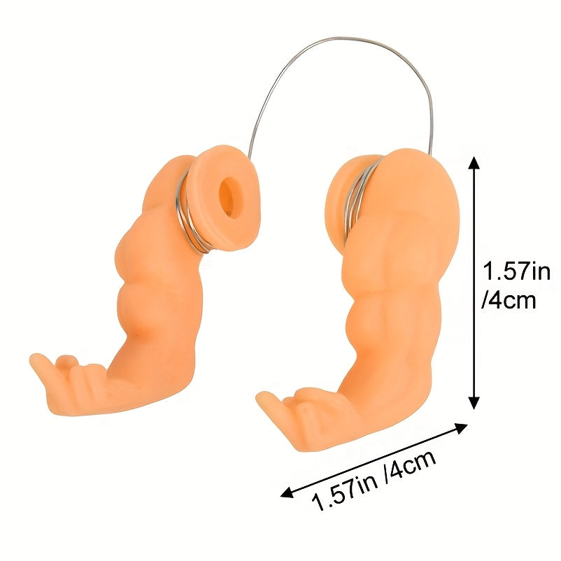 Santa Claus Muscle Arm Toy for Parrots and Small Pets
