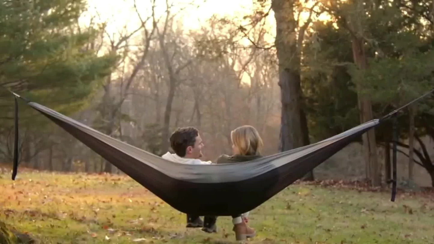 Portable Camping Hammock Double Or Single With Carry Bag