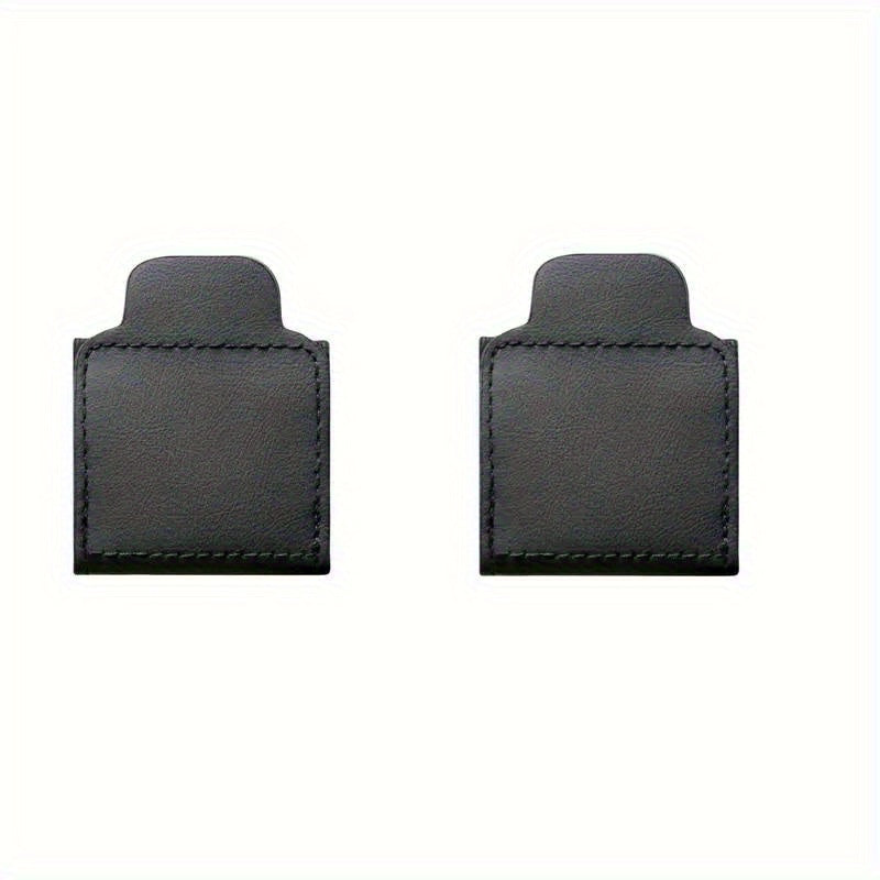 PU Leather Seat Belt Restrictor Clips Comfort Adjustment
