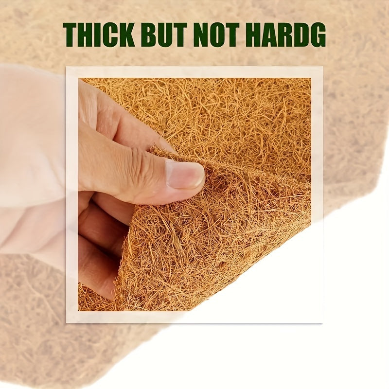 7 Pcs Reusable Coconut Palm Mats For Chicken Coop Nesting Moisture Proof Heat Insulating Ideal For Birds And Reptiles