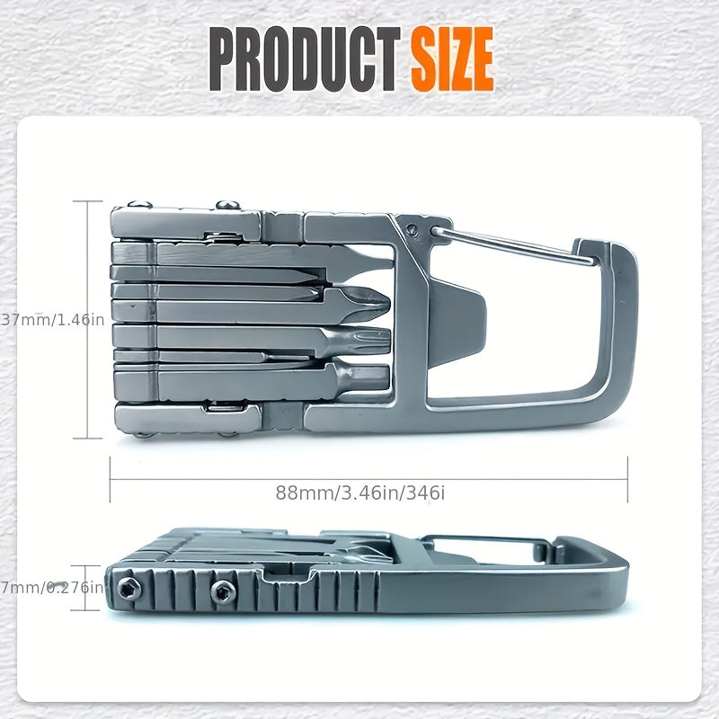 13 in 1 Multifunction Stainless Steel Tool for Outdoor Activities