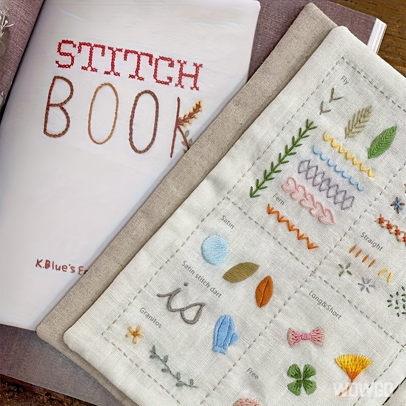 Beginner Sewing Kit With Embroidery Book And 106 Techniques