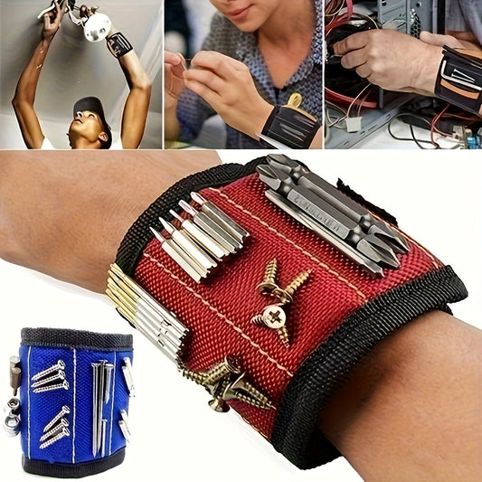 Magnetic Wristband Tool Bag 3 Piece For Electricians