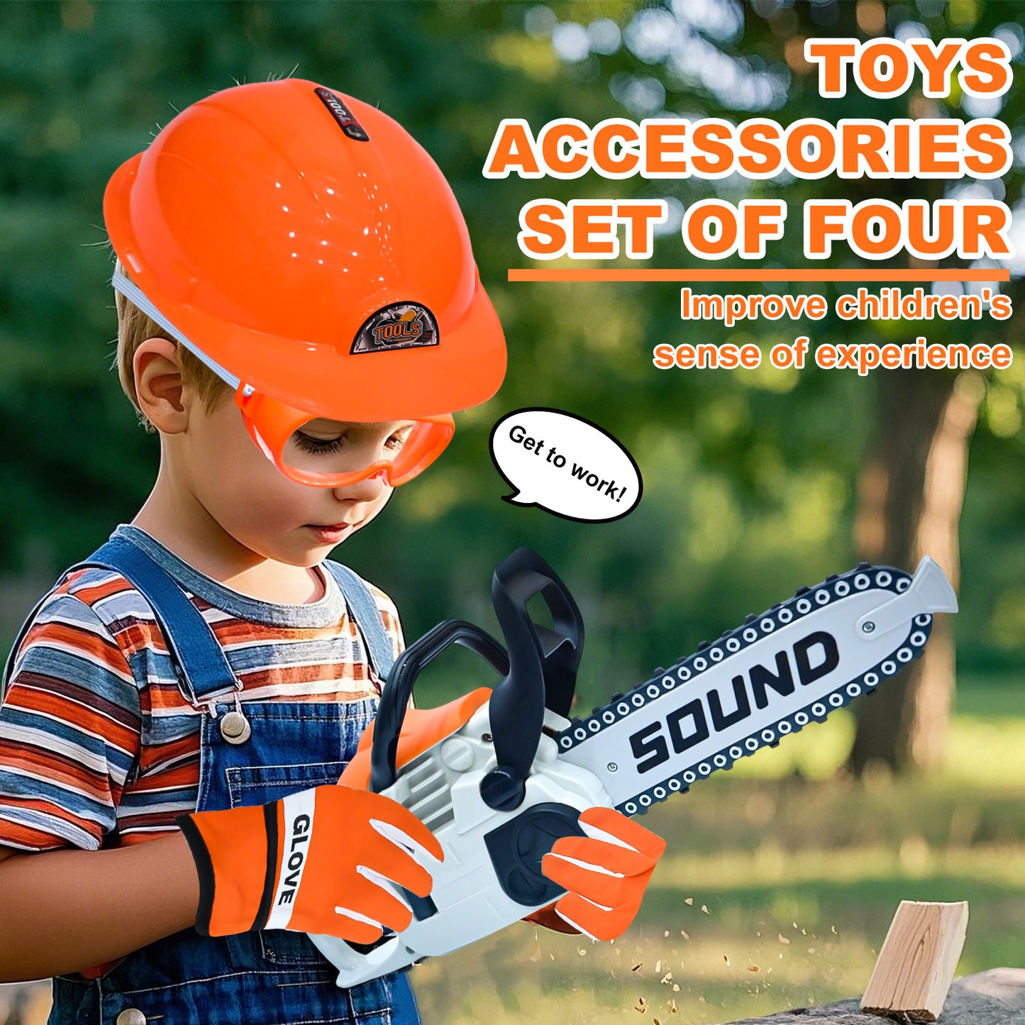 Toy Electric Saw Tool Set with Realistic Sound for Kids