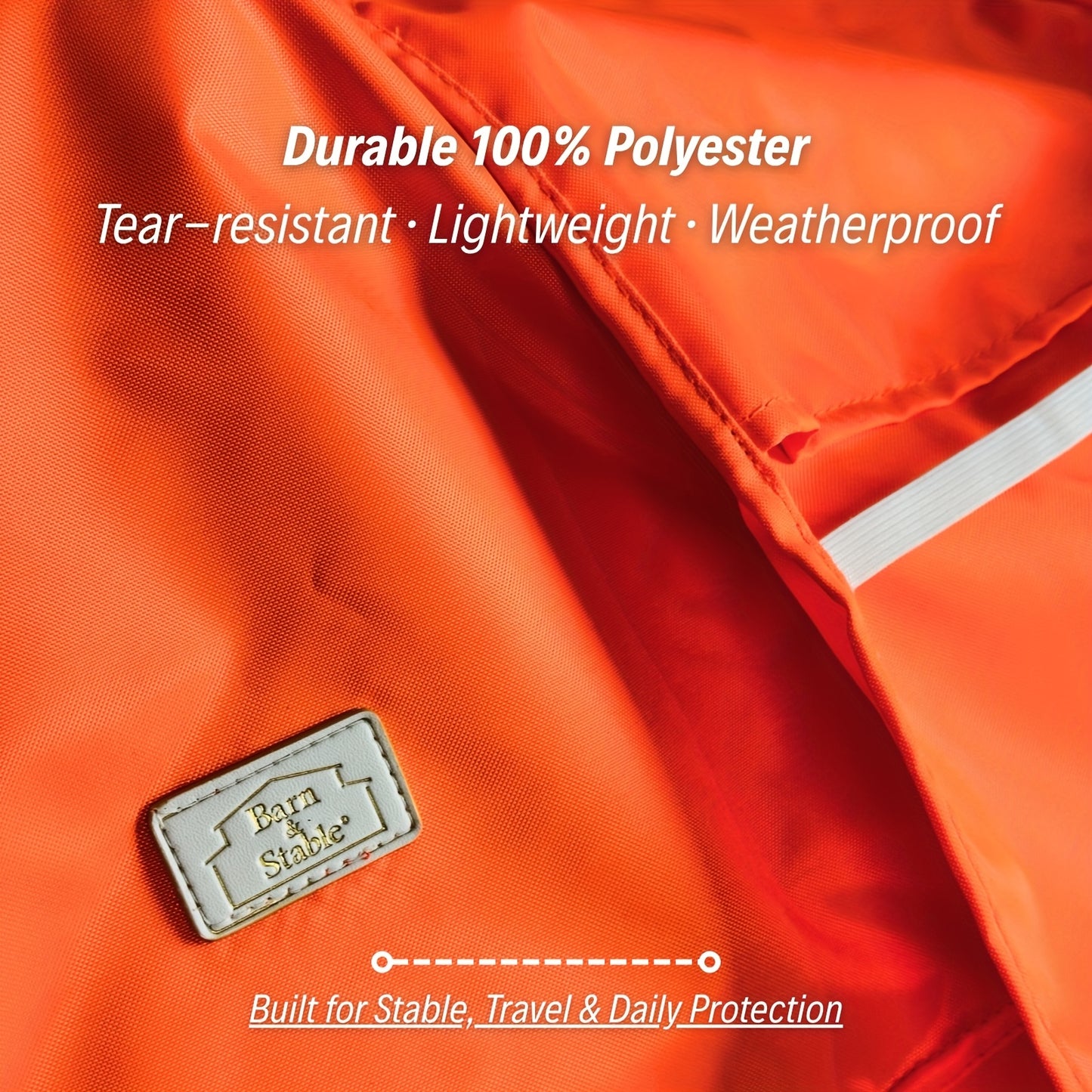 Waterproof Saddle Cover 420D 6 Straps Fits English Saddles