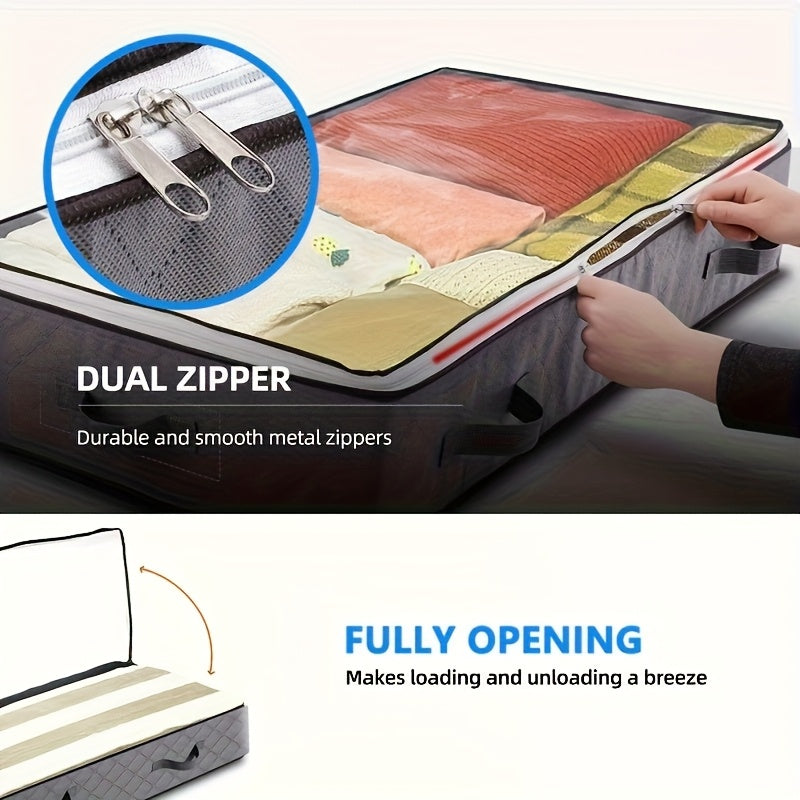 Extra Large Clothes Storage Bags Clear Window And Handles