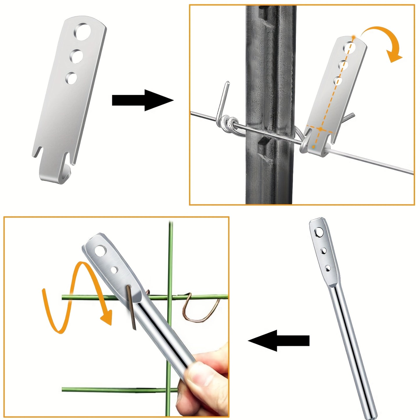 4pcs Fence Wire Twist Tool