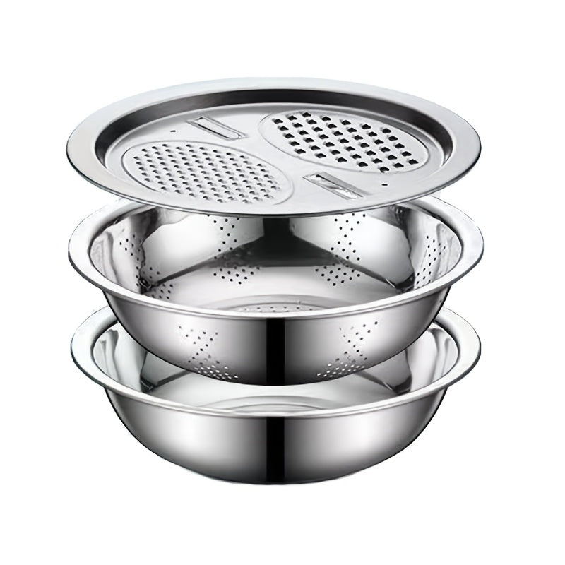 Stainless Steel Kitchen Set With Grinder Filter And Bowl