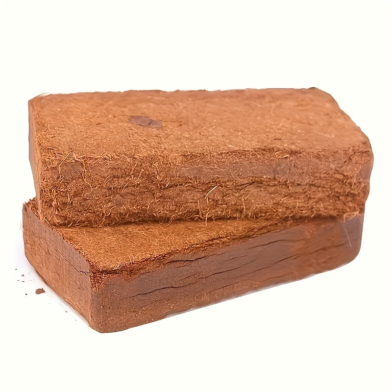 Coconut Fiber Bricks for Plants Square Fiber Coconut Shells Low Conductivity and PH Balance Suitable for Gardening and Planting Coconut Soil