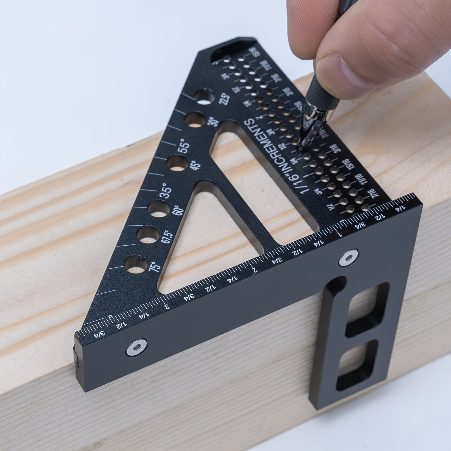 High Precision Aluminum Alloy Square Protractor and Miter Ruler